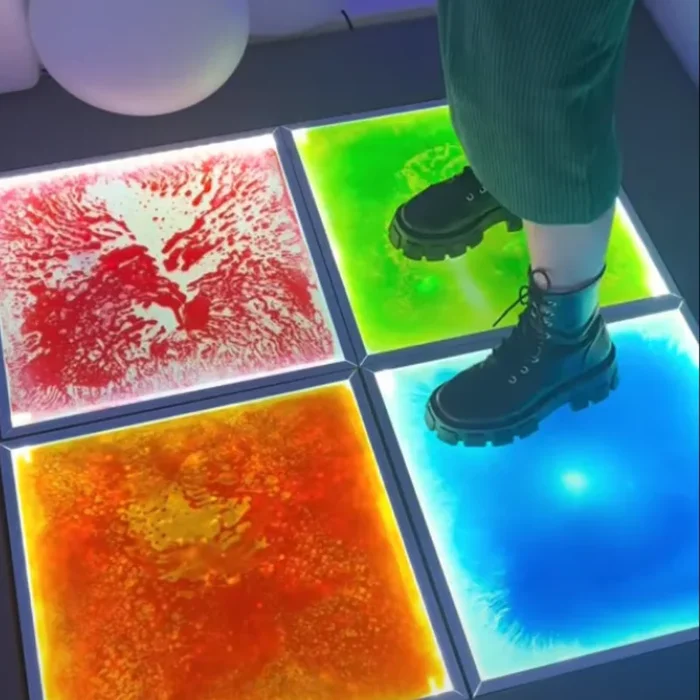 Light Up Sensory Floor Tiles Kit Touch Sensitive x 4