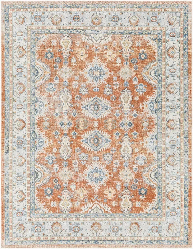 Lillian LLL-2324 6′ x 9′ Machine Woven Washable Area Rug