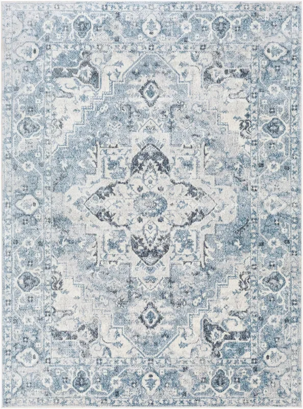 Lillian LLL-2336 6′ x 9′ Machine Woven Washable Area Rug
