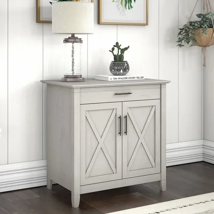 Linen White Cadell Secretary Desk