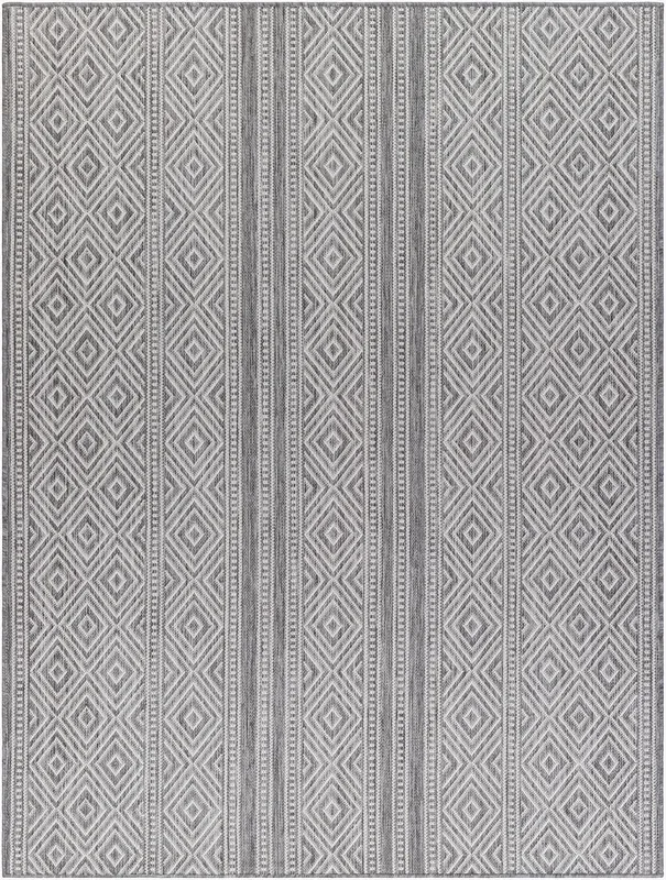 Long Beach LBH-2302 5′ x 7′ Machine Woven Indoor/Outdoor Area Rug