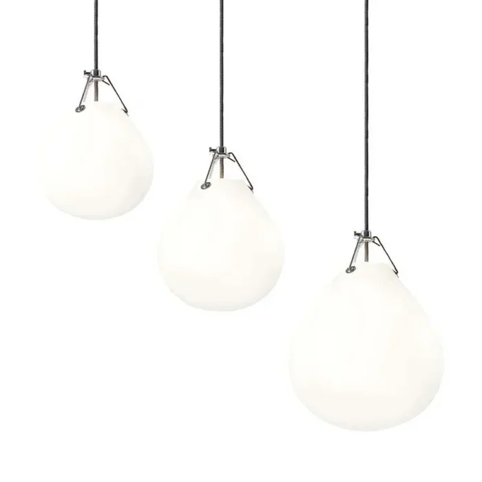 Louis Poulsen Moser suspension lamp in glass