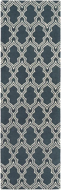 Lucka LCK-2032 8ft Runner Handmade Wool Runner Rug