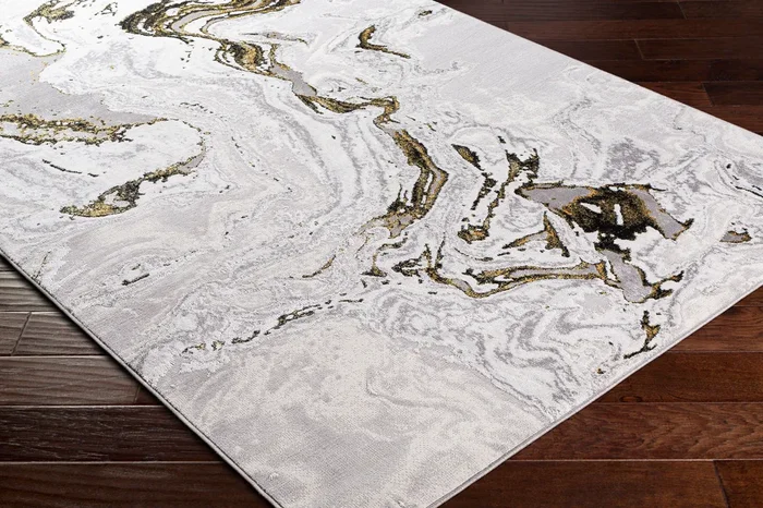 Lustro LSR-2305 5′ x 7′ Machine Woven Area Rug