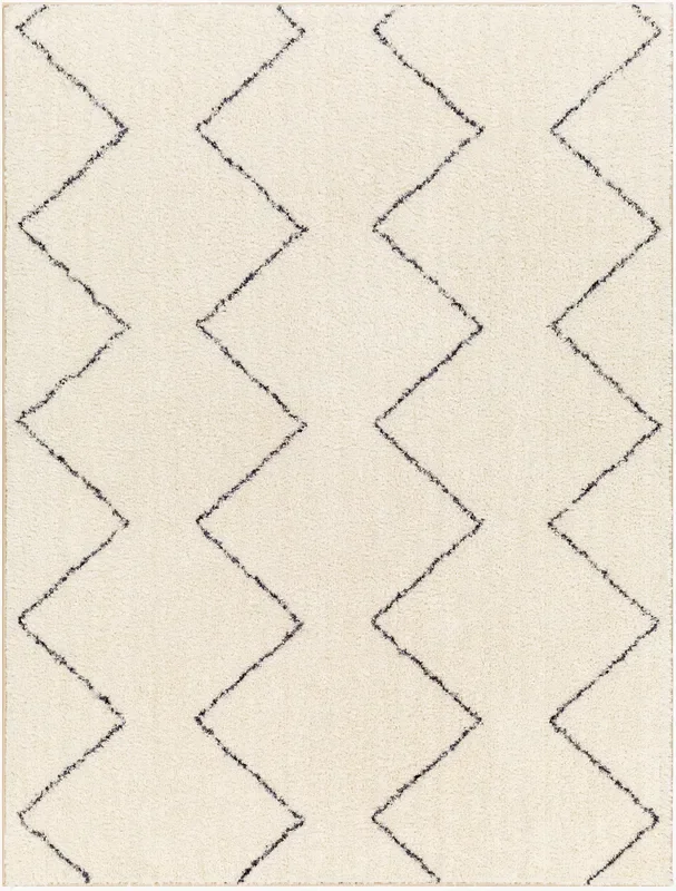 Lykke LKK-2307 8′ x 10′ Machine Woven Washable Area Rug