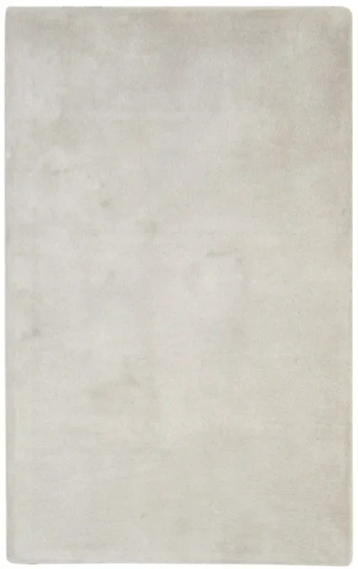 Lynea Hand Tufted Grey Wool Rug 3′ X 5′ Modern Scandinavian Solid