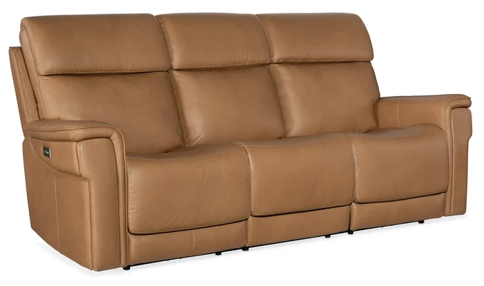 Lyra Zero Gravity Power Sofa with Power Headrest and Lumbar – Sahara Sandalwood
