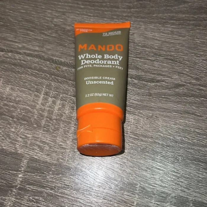 Mando Whole Body Deodorant Invisible Cream Unscented *NEW, Final Cut