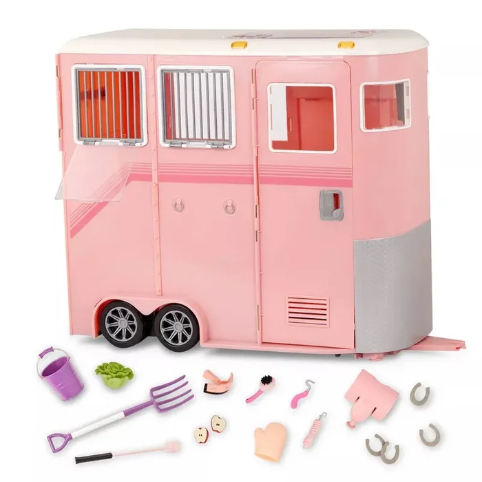 Mane to Travel Horse Trailer Accessory Set for Dolls