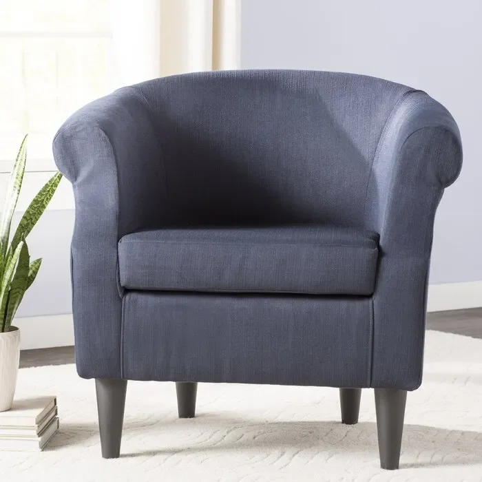 Marsdeni Barrel Chair, Navy (#500)