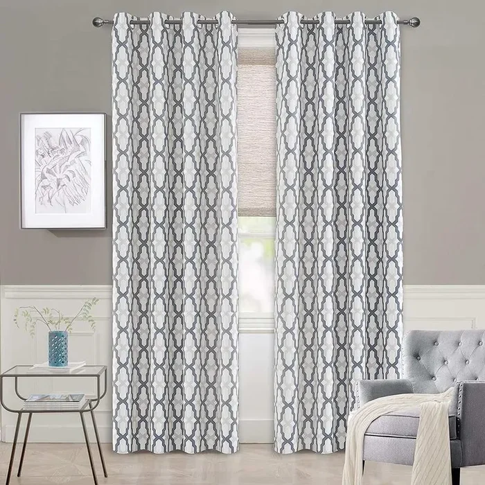 Mason/Geo Thermal Insulated Blackout Grommet Window Curtain Panel