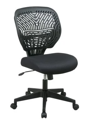 Mesh and Ventilated Chair with SpaceFlex Back – SPACE SPINN Series – Office Star – 169-33BN8
