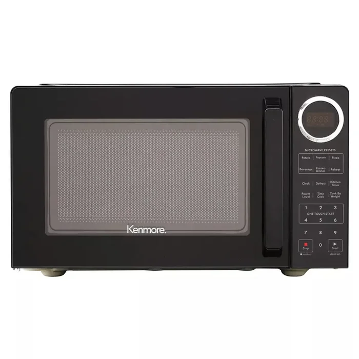 Microwave – Black: Countertop, 900W, Child Lock, 6 Programs, Compact Size
