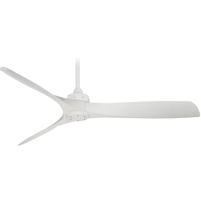 Minka Aire F853-WH Aviation White 60″ Ceiling Fan with Remote Control