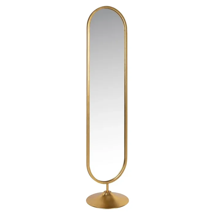 Mirror Moya on stand (Gold)- Richmond Interiors – Please message to discuss pricing & availability before purchase