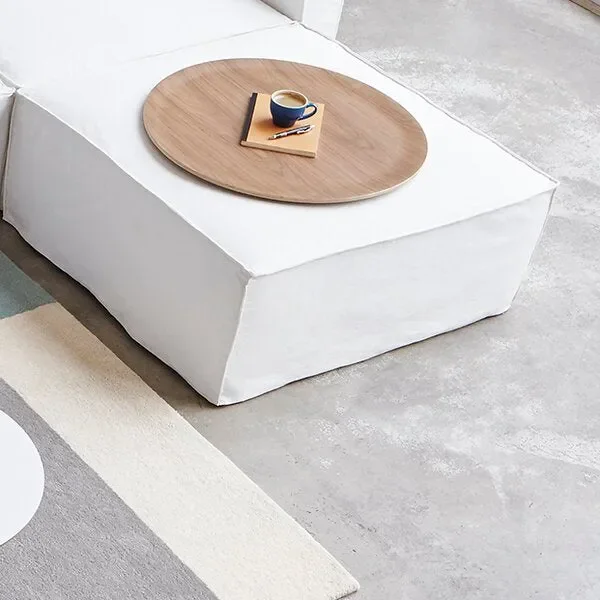 Mix Slipcover Ottoman ACS222