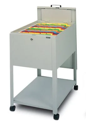 Mobile File Cabinet in Gray Value 1 – Mayline Office Furniture – 9P610GV1