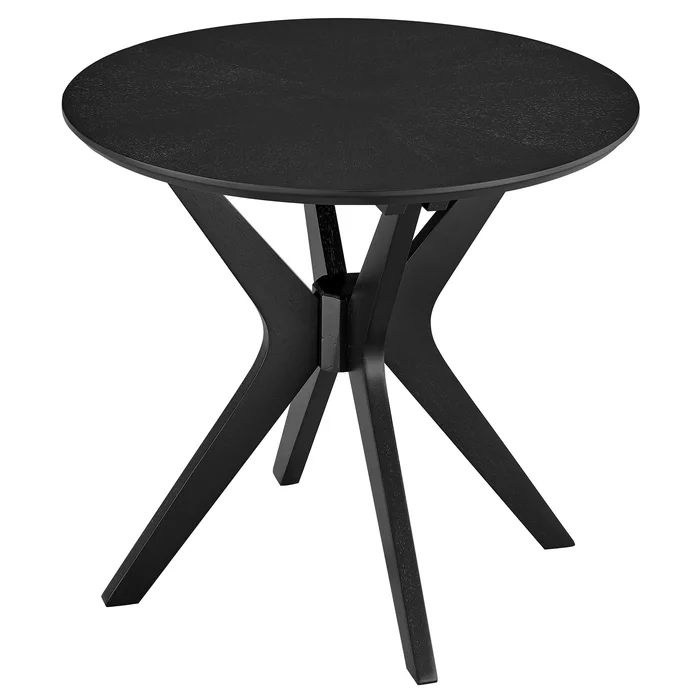 Modway – Crossroads 24? Round Wood Side Table by Modway Living Room Tables Black – EEI-6558-BLK