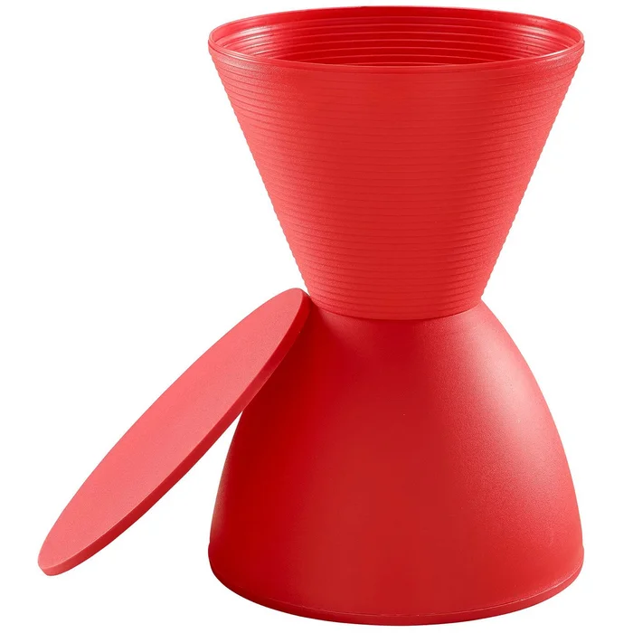 Modway – Haste Backless Stool by Modway Living Room Tables Red – EEI-1699-RED