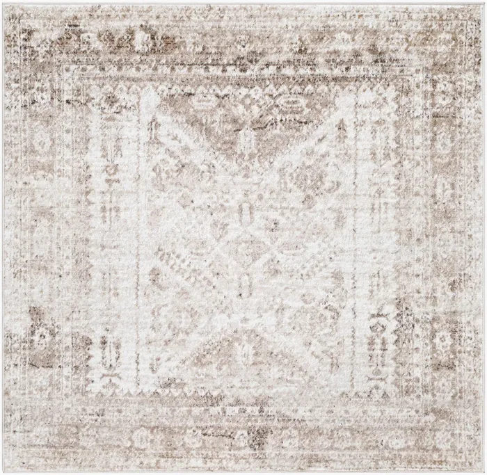 Monte Carlo MNC-2342 5ft Square Machine Woven Area Rug