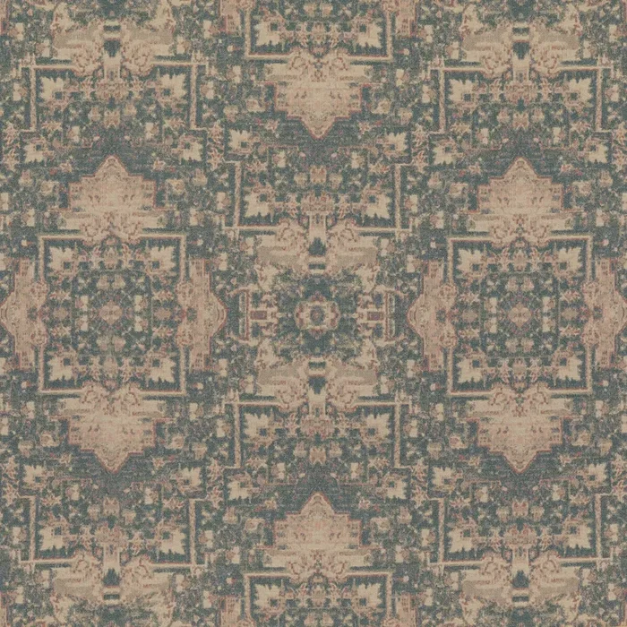 MULBERRY FD782.G16.0 FADED TAPESTRY BLUE/STONE Fabric