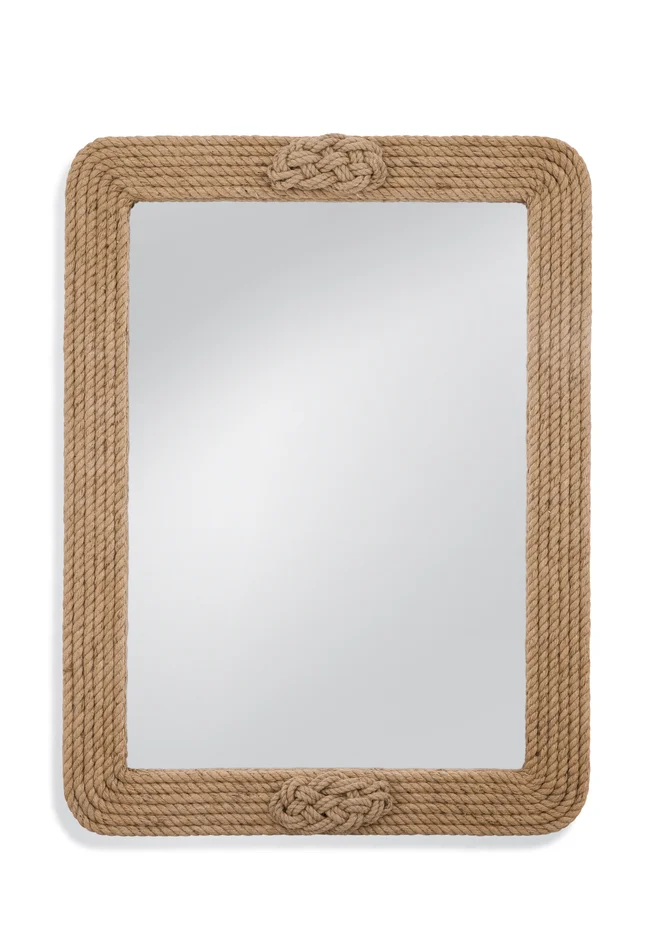 Nautical – Rope Wall Mirror – Light Brown