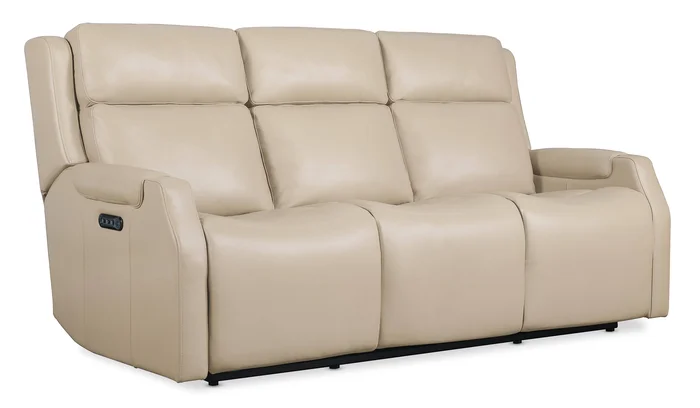 Nelson Zero Gravity Power Sofa with Power Headrest and Lumbar – Salvo Beige