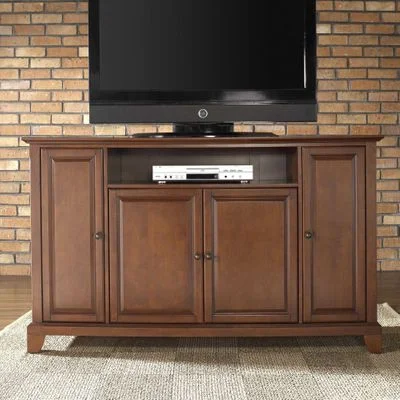Newport 60″ TV Stand in Classic Cherry Finish – Crosley Furniture – KF10001CCH