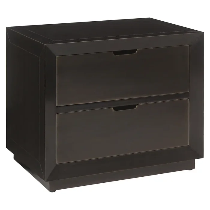 Nightstand Dante 2-drawers (Brown)- Richmond Interiors – Please message to discuss pricing & availability before purchase