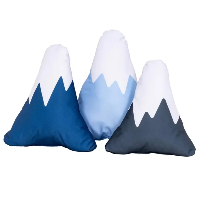 Nordic Mountain Scatter Cushions x 3