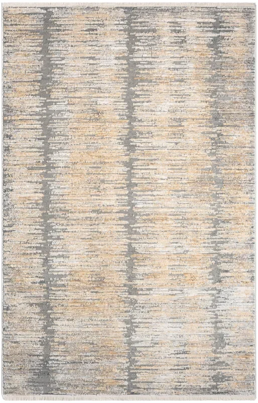 Nourison Abstract Hues ABH03 Grey Gold Rug