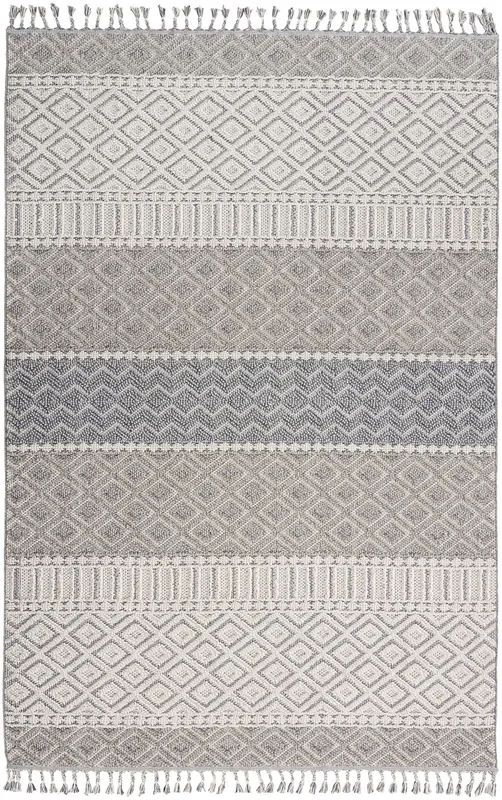 Nourison Clearance Paxton PAX03 Ivory/Slate Rug