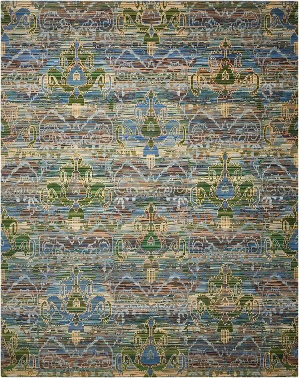 Nourison Clearance Rhapsody RH010 Seaglass Rug
