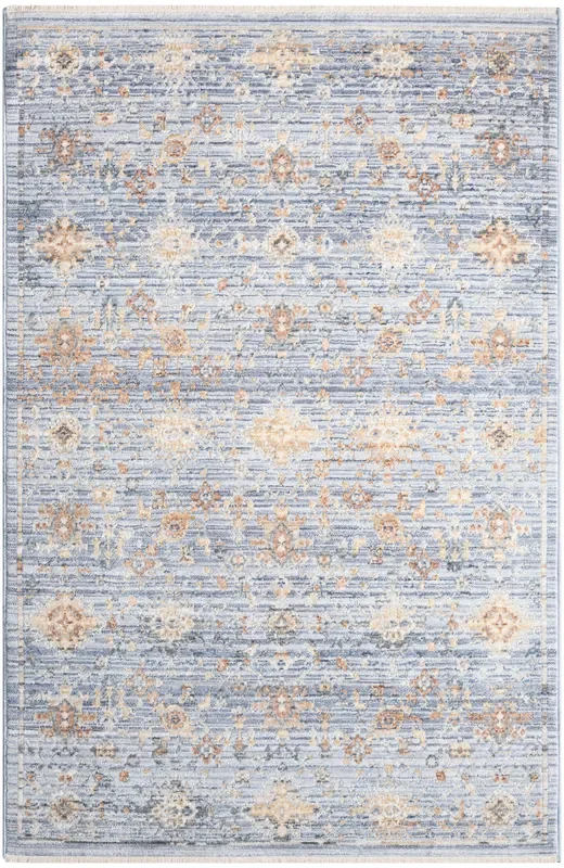 Nourison Elegant Heirlooms ELH02 Blue Ivory Rug