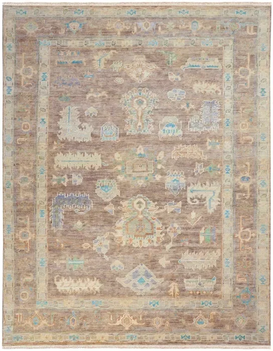 Nourison Odessa ODS01 Ivory/Mocha Rug
