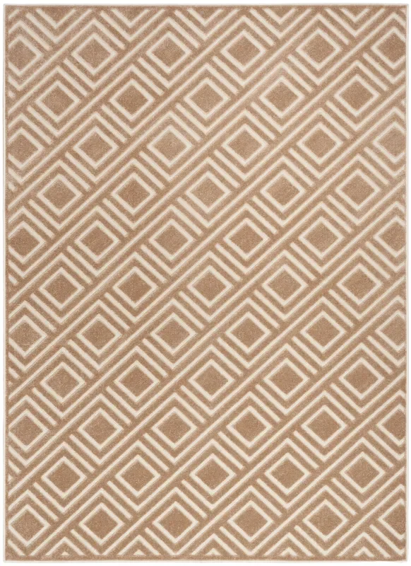Nourison Sale Care Free CAF03 Brown Rug