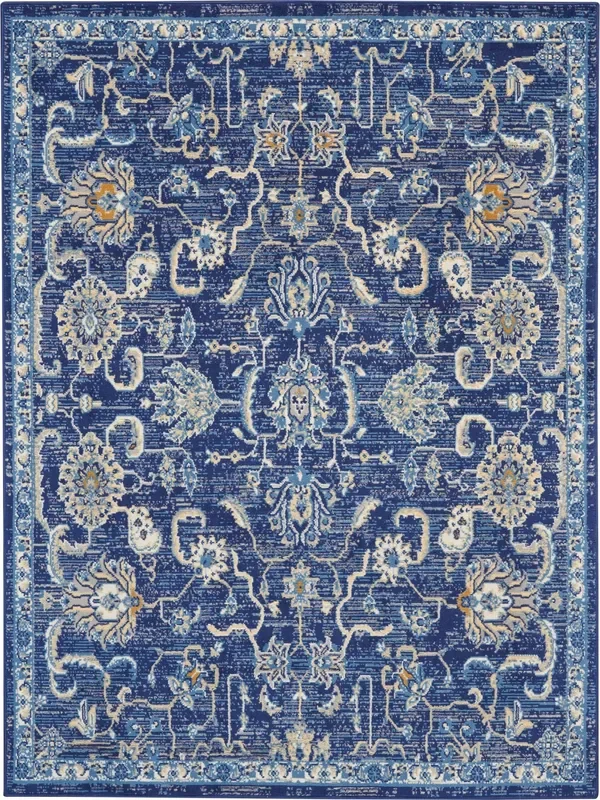 Nourison Sale Grafix GRF24 Navy Rug