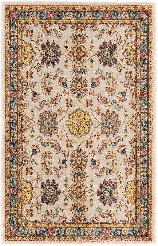 Nourison Sale Nourison Essentials NRE05 Ivory Gold Rug