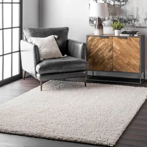 nuLOOM Polypropylene Arash Soft Solid Shag Area Rug or Runner KRUG307-B1-S3