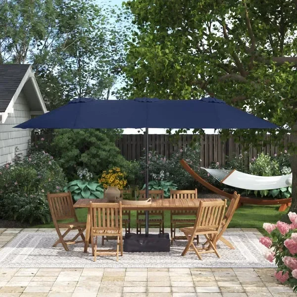 Nyasia 180” x 108” Rectangular Market Umbrella