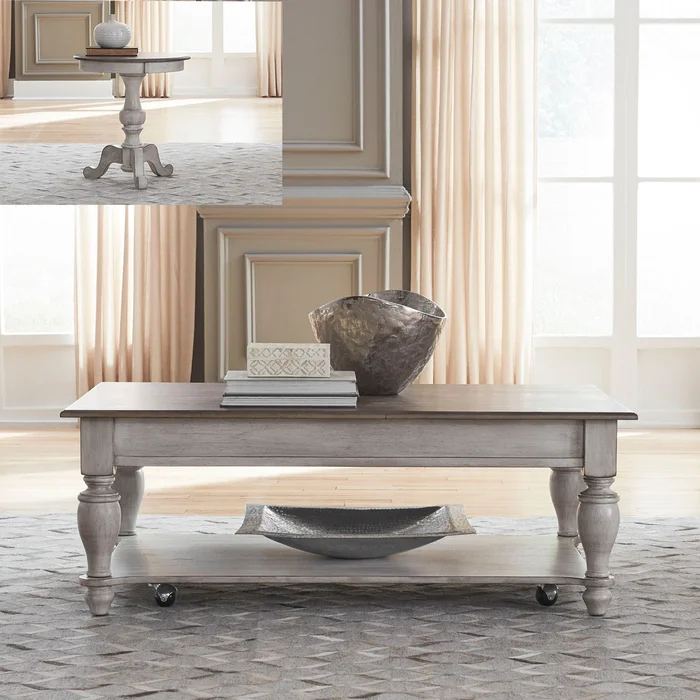 Ocean Isle – 3 Piece Table Set – White