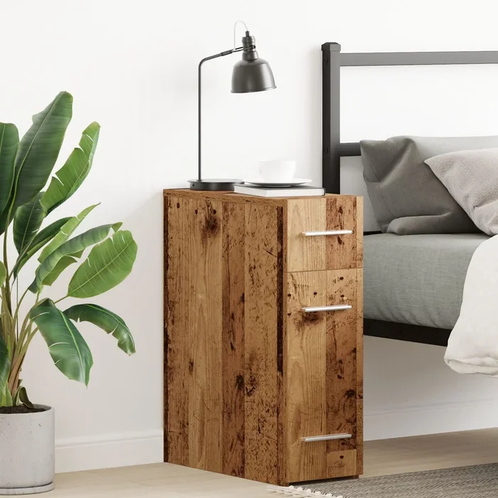 Old Wood Apothecary Cabinet – 20X45.5X60 Cm – Made With Engineered Wood