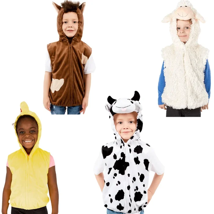 On The Farm Zip Ups x 4