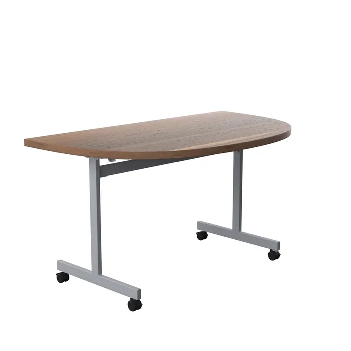 One Eighty D-End Tilting Table – Walnut