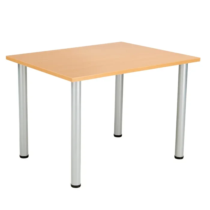 One Fraction Plus Rectangular Meeting Table – Beech