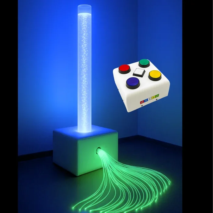 Passive LED Bubble Tube + Remote + Plinth + LED Lights Stands + Maintence Kit