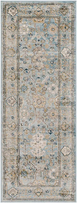Pertek PTK-2307 7ft Runner Machine Woven Runner Rug