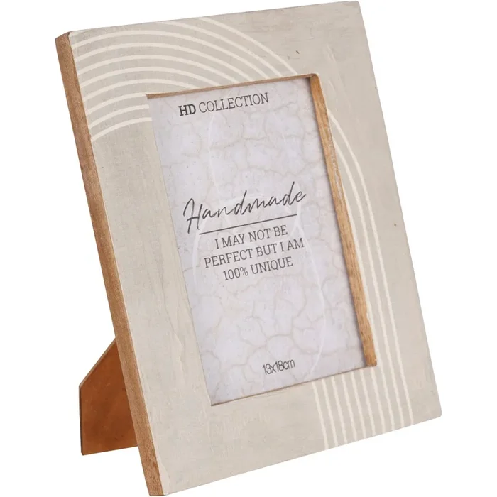 Photo Frame Mango Wood Beige 13x18cm