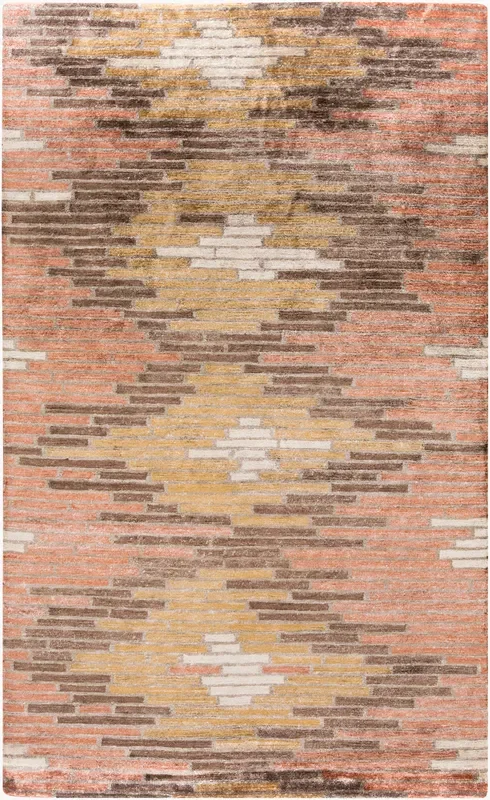 Platinum PLAT-9012 2′ x 3′ Handmade Faux Silk Accent Rug