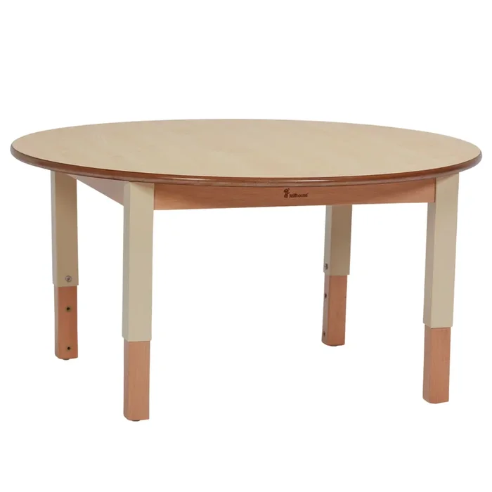 Playscapes Height Adjustable Wooden Table – Medium Circular